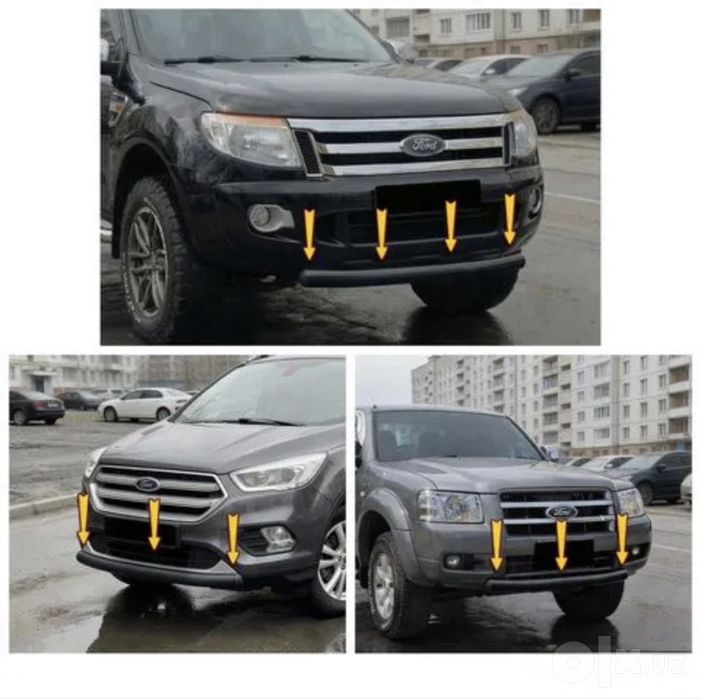 Защита бампера на Ford Ranger 2, t6 kuga 2