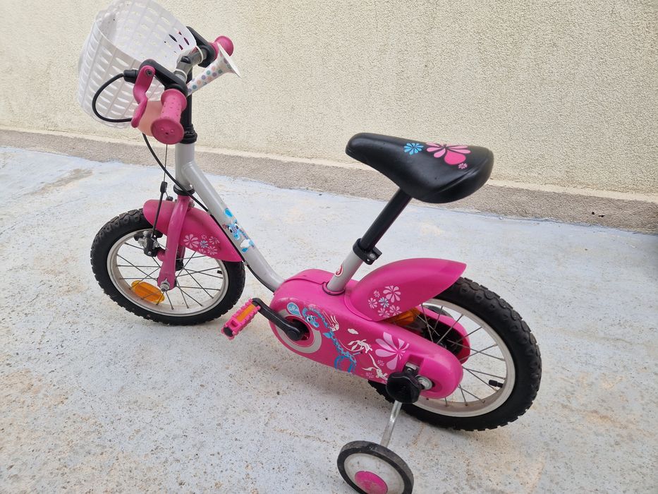 Bicicleta copii cu roti ajutatoare
