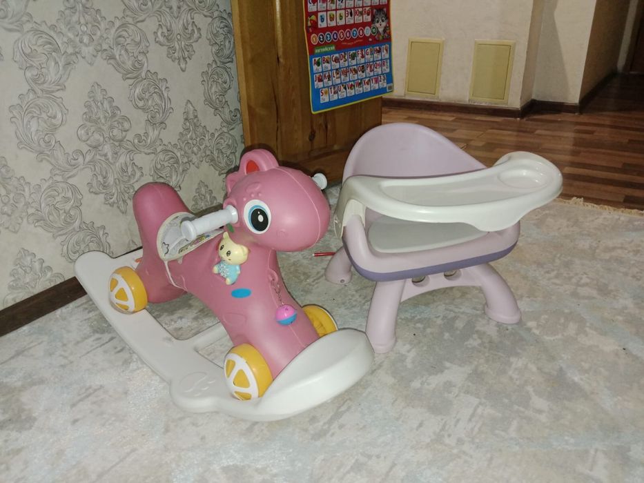 Детская качалка лошадка для детей.