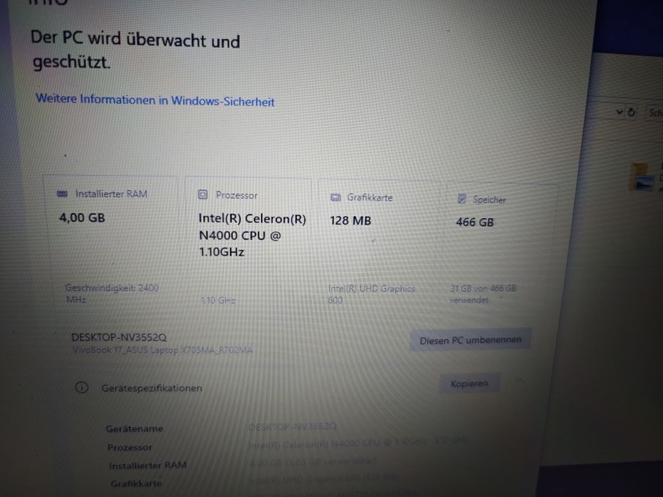 Asus vivobook 17