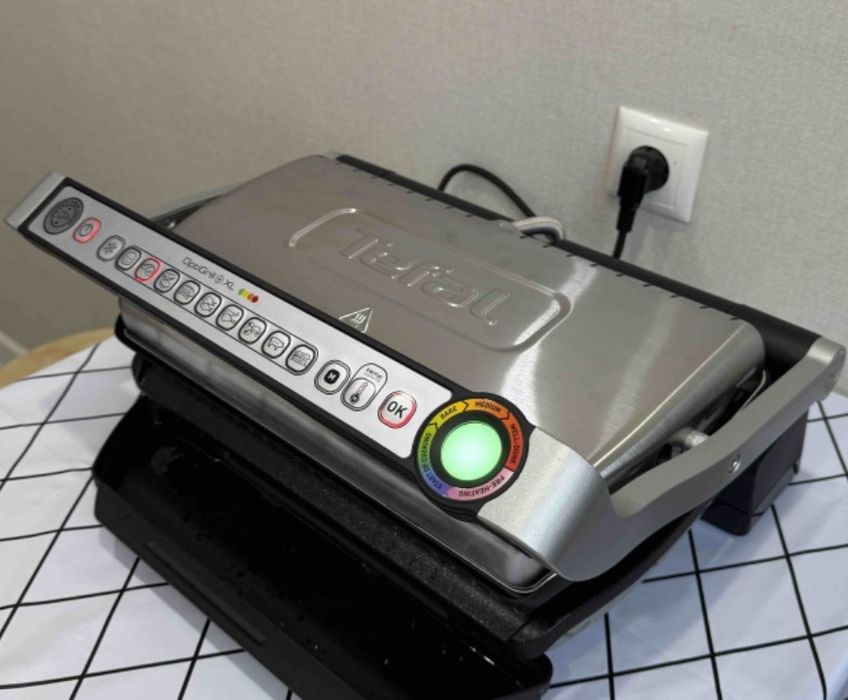 Гриль Tefal+XL GC724D12 серый