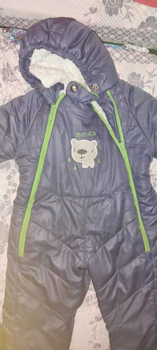 Теплый зимний комбинезон