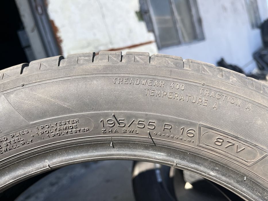 4 бр. летни гуми 195/55/16 Michelin DOT 0516 6 mm