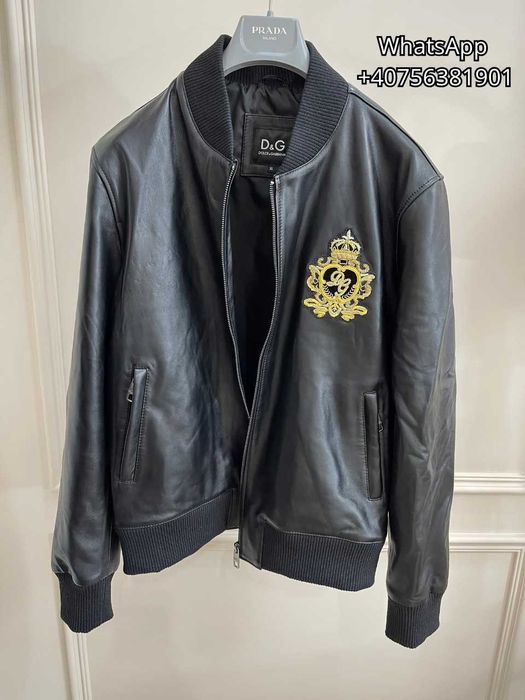 Dolce & Gabbana | Jachetă de piele complet nouă