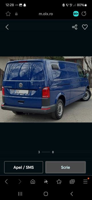 Vand VW Transporter T6 2017