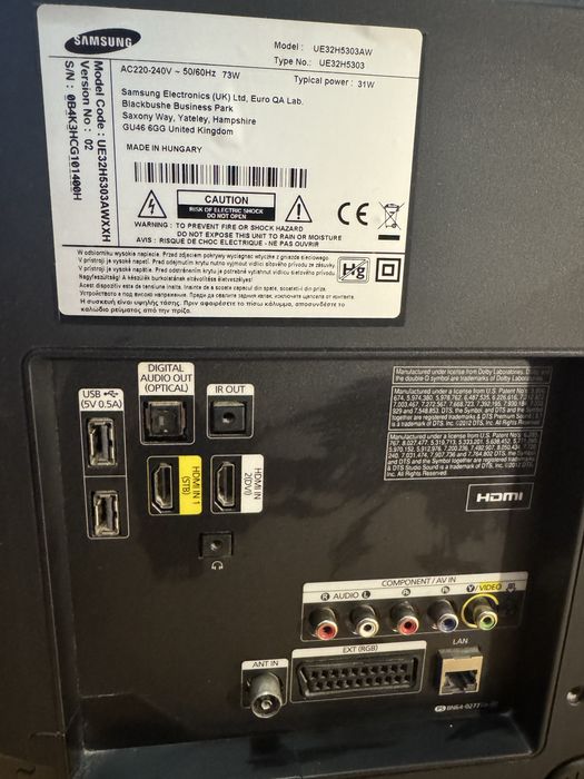 Televizor Smart Led Samsung Full HD, card TV, 80 cm