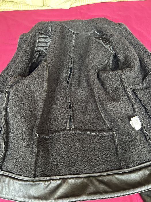 Зимно яке от изкуствена кожа,като ново !