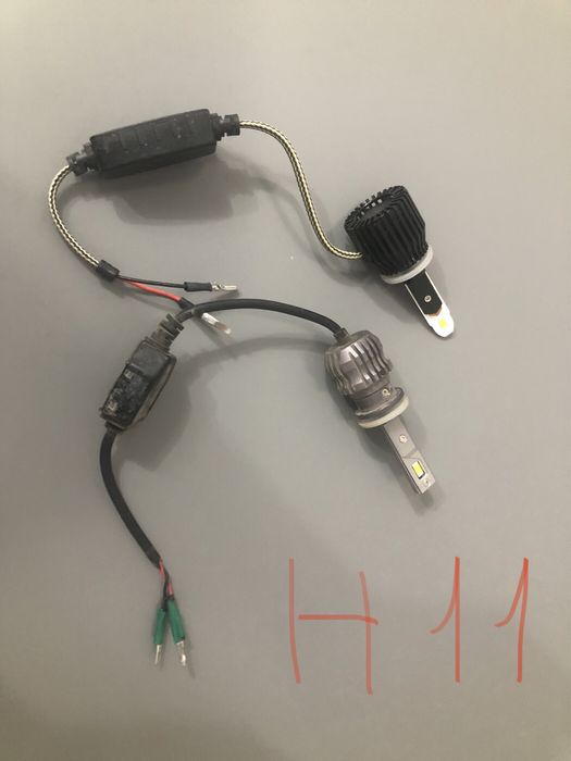 Лед лампы  Led 5x brighter H 4 и H11
