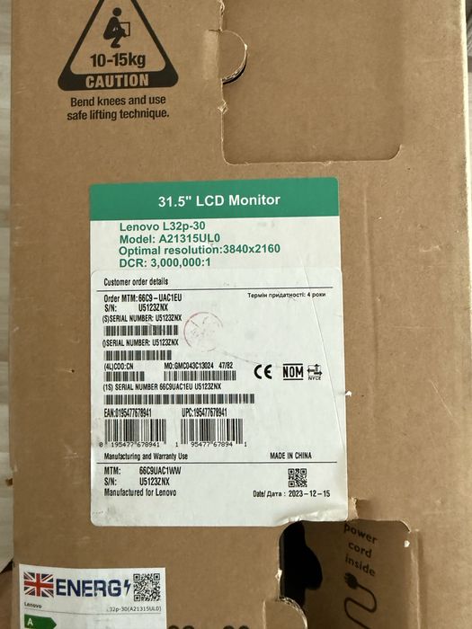 Monitor 4k 31.5 inch