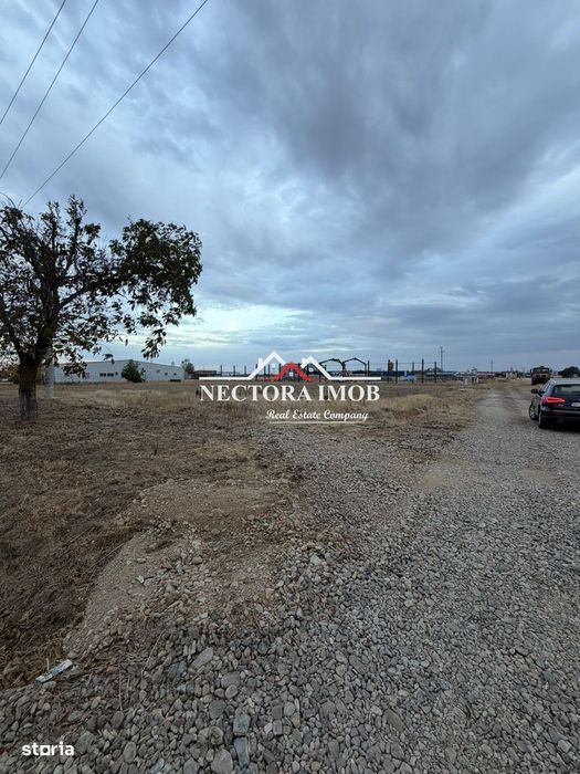 NECTORA IMOB-Teren Intravilan Industrial la sosea,2x2000 mp, Utilitati