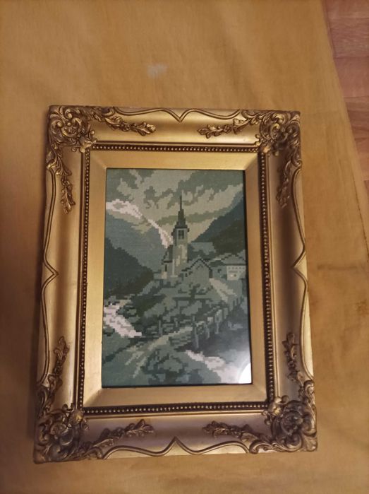 Гоблен с масивна рамка