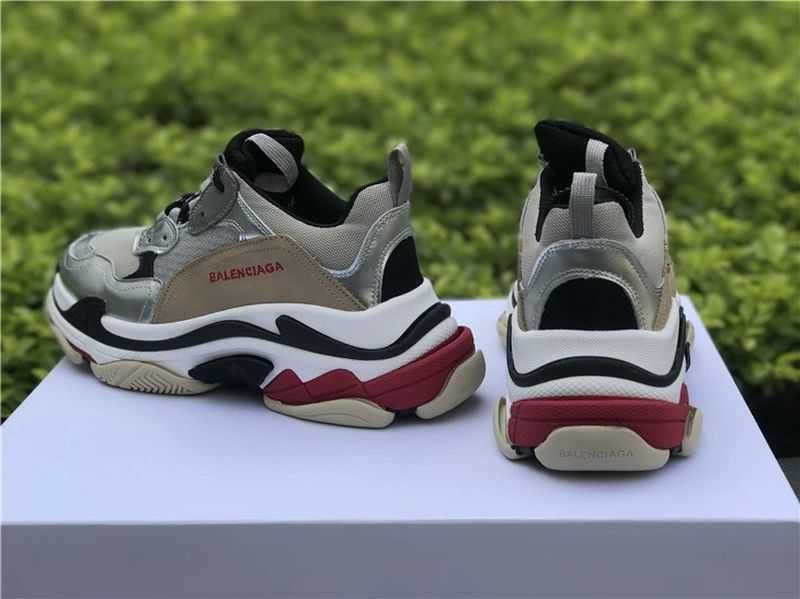 Balenciaga Triple S - Black/Dark Green/Sky Blue