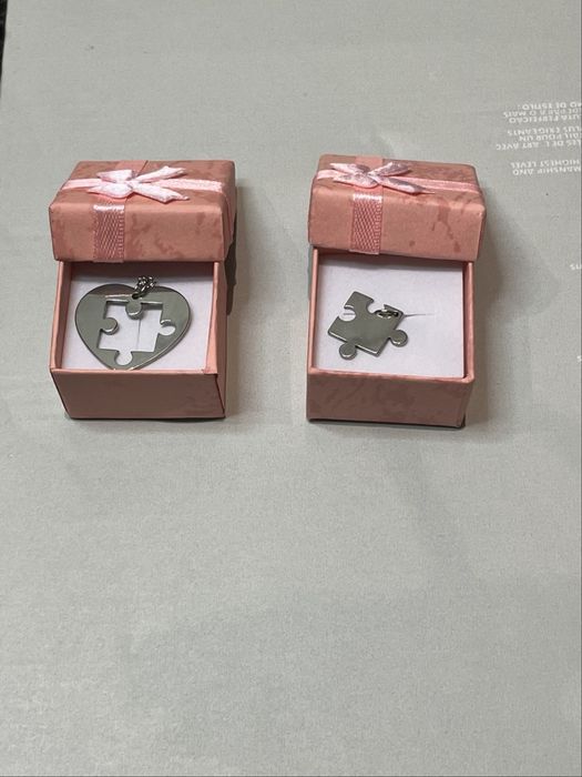 set lanturi cuplu puzzle