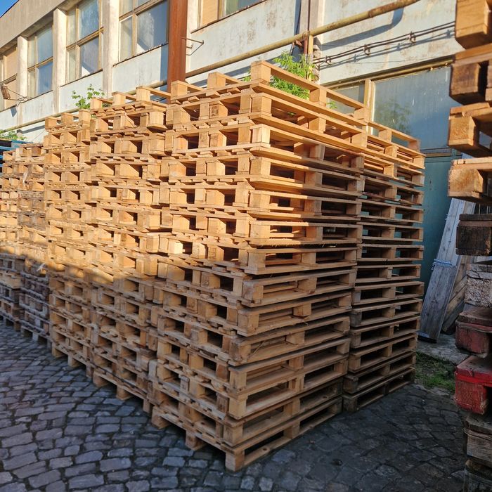 Vând paleți din lemn, diferite dimensiuni (Euro si Non-Euro)