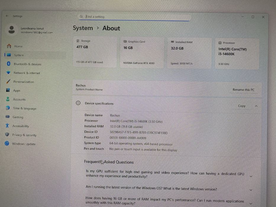 Vand Pc Ultra Gaming Complet