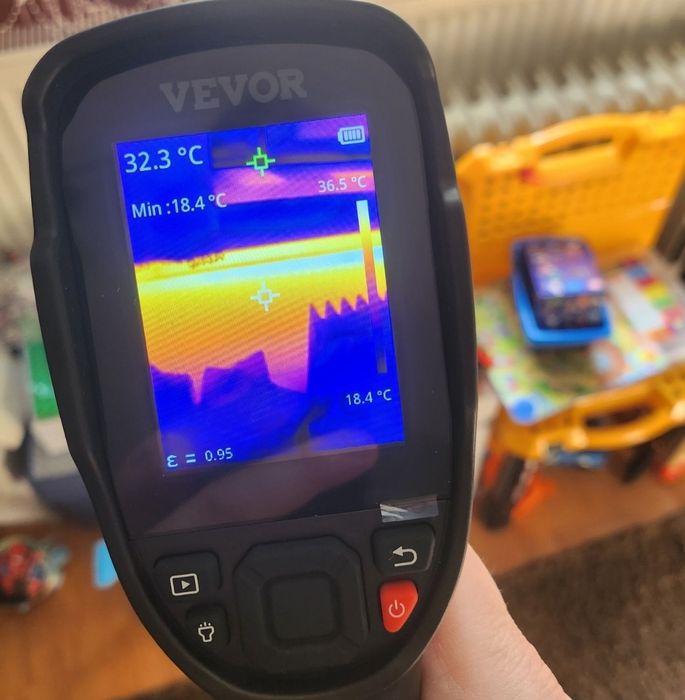 vevor camera termica cu laser noua