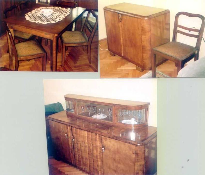 vand sufragerie(servanta, comoda si masa extensibila cu 6 scaune)