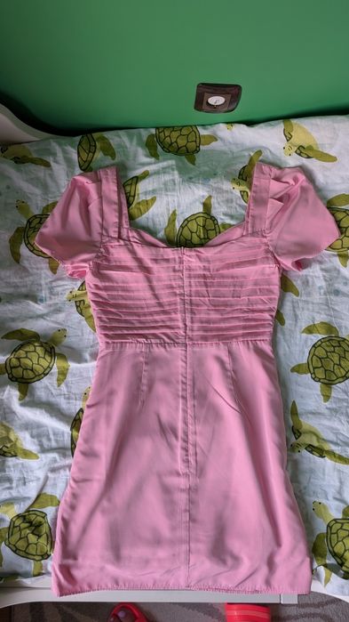 Розова къса рокля H&M