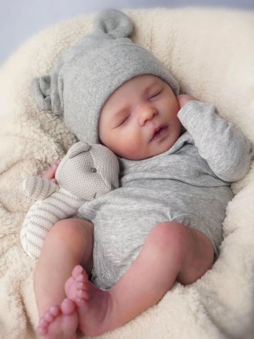 Реалистичная кукла-младенец Levi Reborn ,  - Мягкая, с ручной