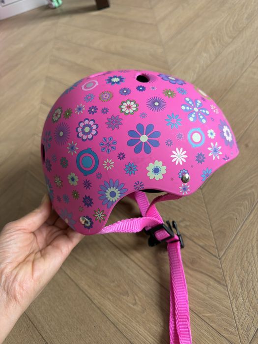Шлем GLOBBER ELITE LIGHTS XS/S (51-54см) розовый