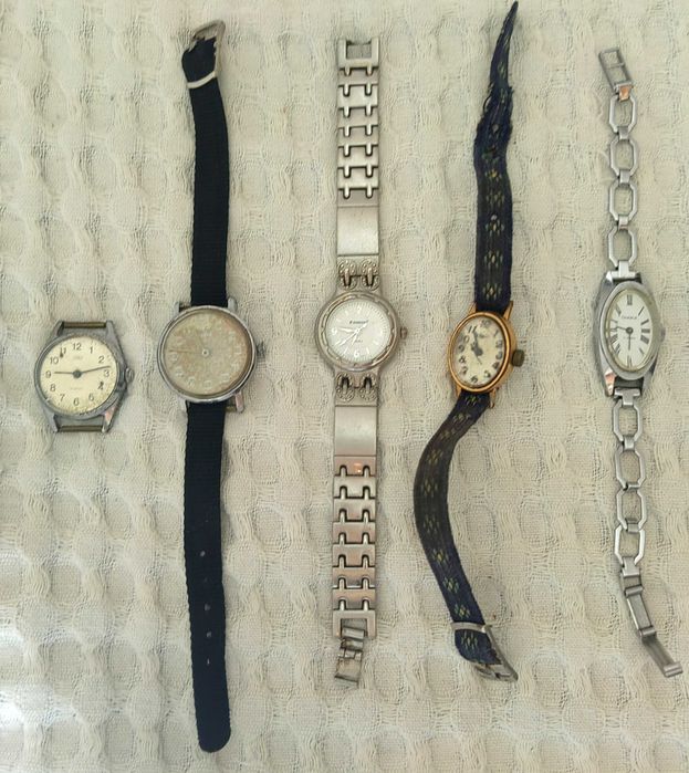 Стари ръчни часовници Мълния, Ракета, Zaria