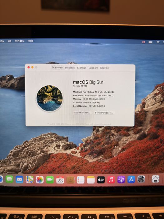 Laptop MacBook Pro Retina | 13 inch | i7 16gb ram