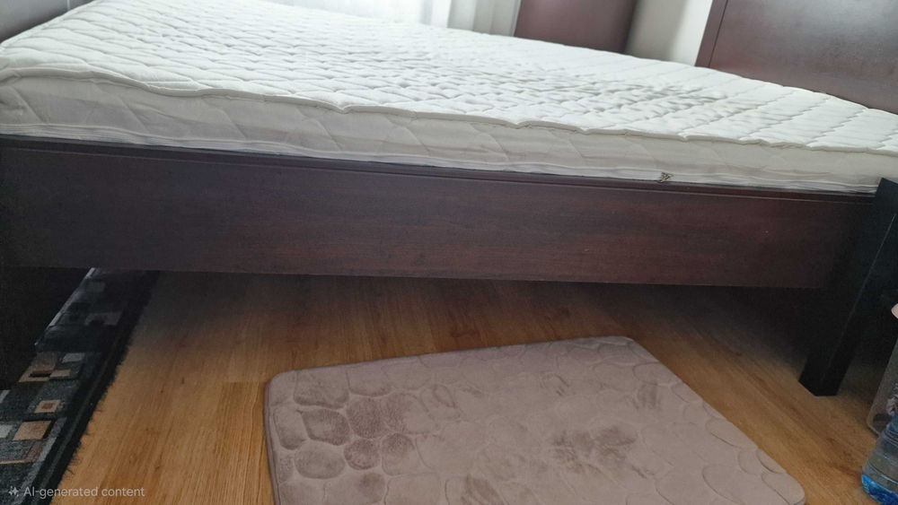 Спалня 140/200 с 4 чекмеджета и метална подматрачна рамка