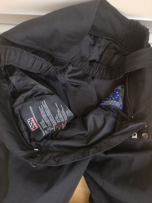 Pantaloni IXS moto scuter atv impermeabili M cu bretele
