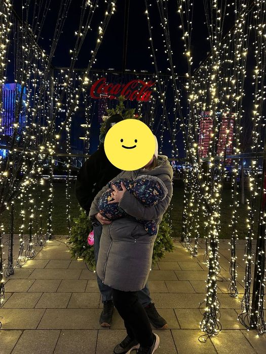 Зимний костюм от фирмы George размер 3-6 месяцев ,62-68 см