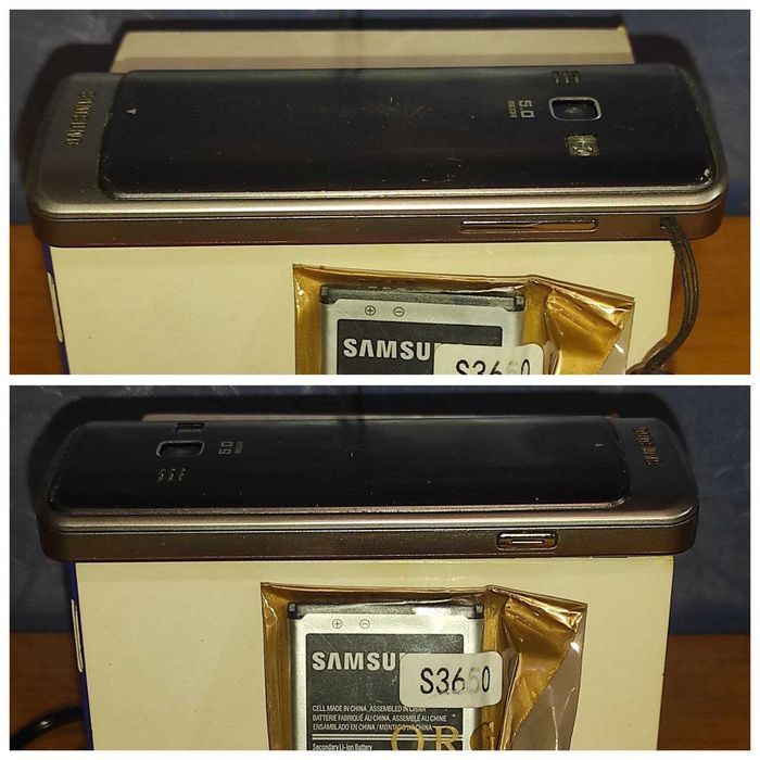 М обильный телефон Samsung S5610 кнопочный. Новая батарейка