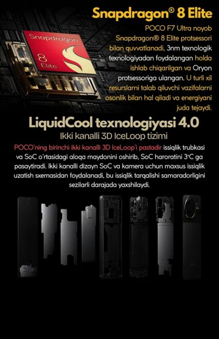 POCO F7 ULTRA 16/512 650$