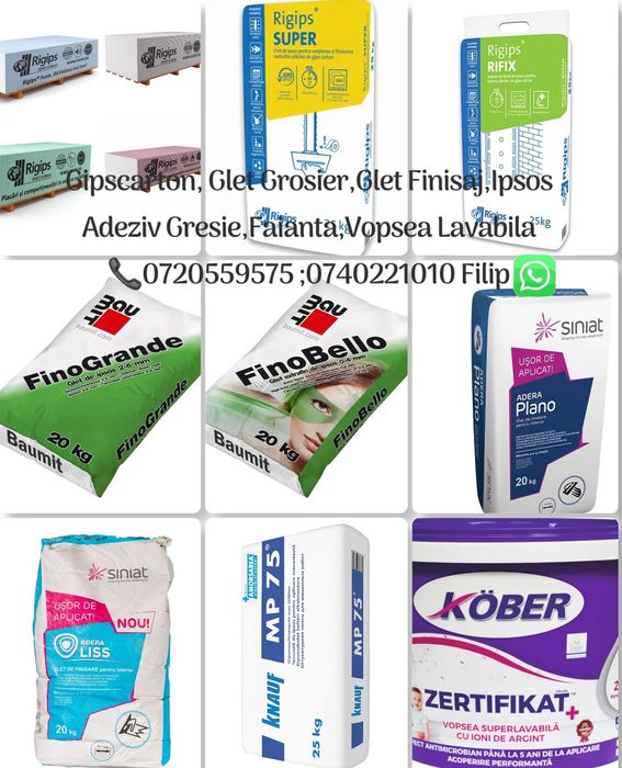 Placa Gipscarton - sistem gipscarton - distribuitor direct-producator