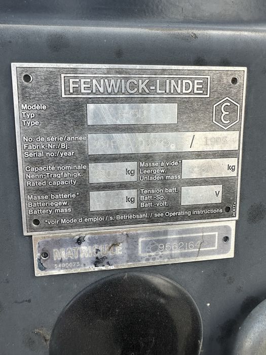 Stivuitor Linde H25D