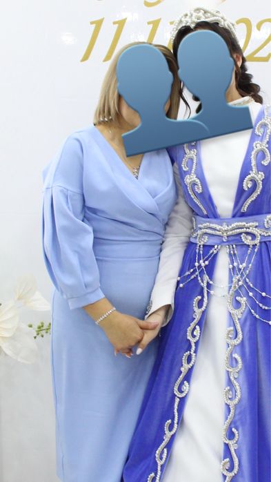 вечернее платье миди