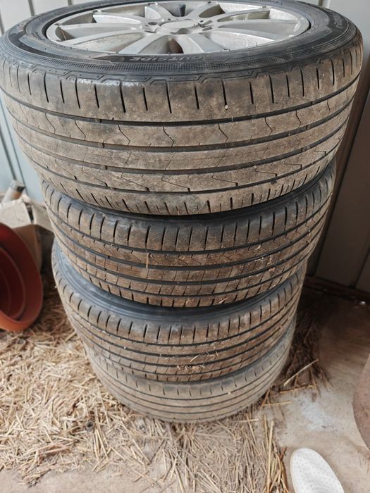 Jante aliaj  cu anvelope vara 2023 VW, Audi, Seat, SKoda(5X100)