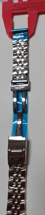 Curea metalica compatibila Breitling 18 mm, 20 mm, 22 mm si 24 mm