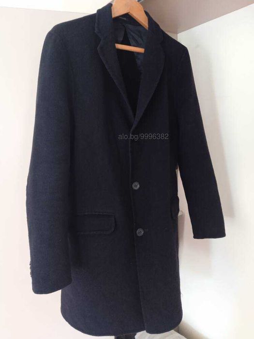 Палто Massimo Dutti мъжко от екстра вълна 46 размер