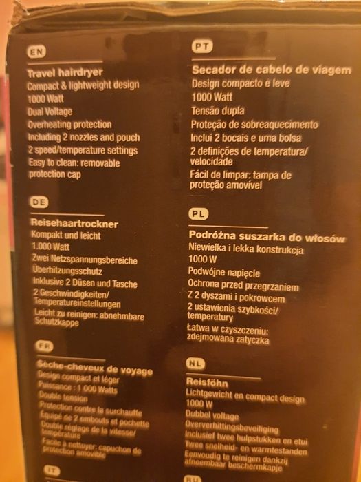 Travel dryer Wahl uscator
