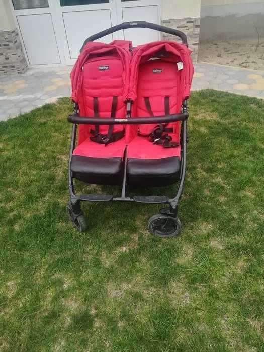 Количка за близнаци Peg Perego Book for Two + аксесоари