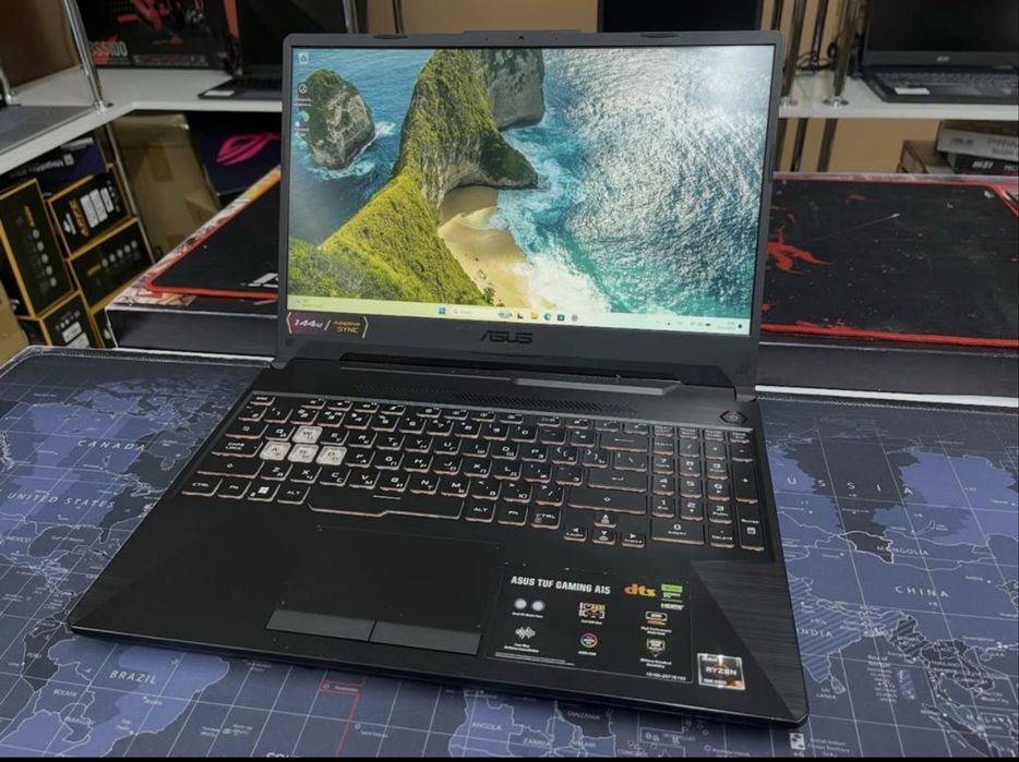 Игровой ASUS TUF Gaming A15/Ryzen 5-7535HS/8GB/SSD512GB/RTX2050