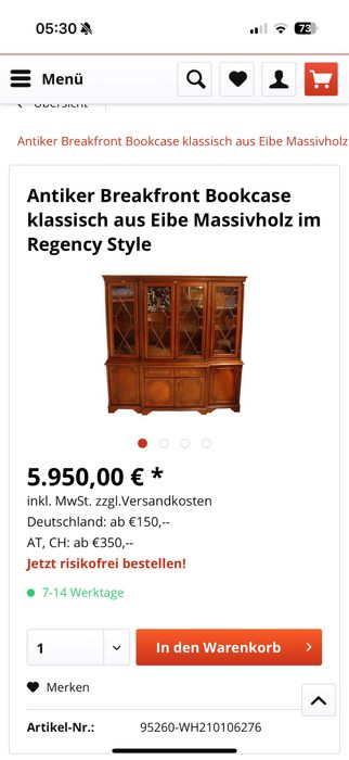 Mobiler de living din lemn masiv