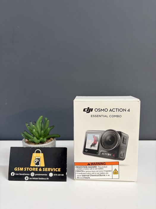 Dji Osmo Action 4 Essential Combo Nou Sigilat Garantie Gsm Store&Service