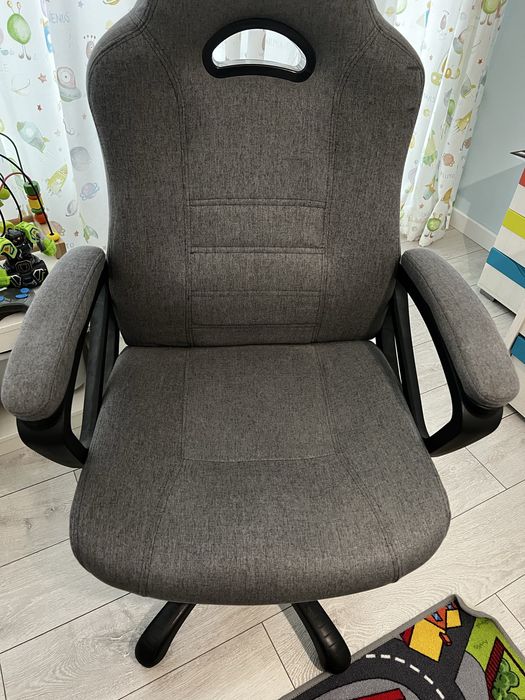 Гейминг стол Arozzi - Enzo Woven Fabric, сив