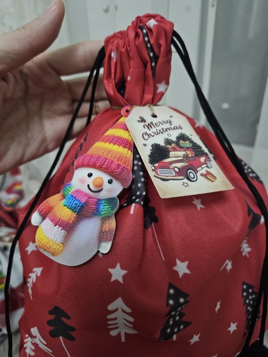 Новогодний кулек, сладости, игрушка