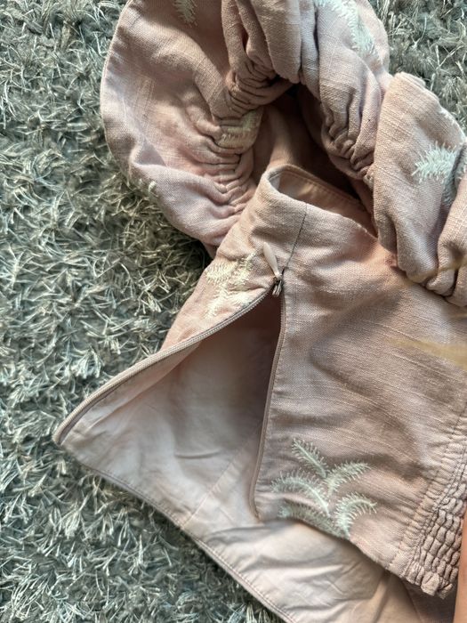 Розов топ с шарка ZARA