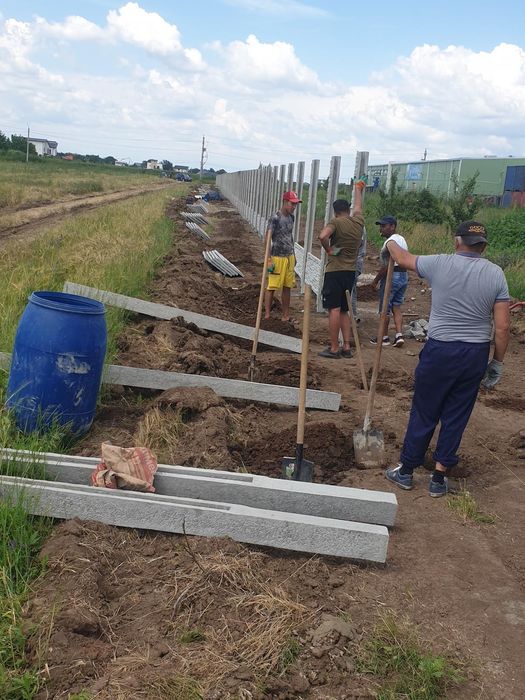 Gard beton placi de gard stalpi de beton cu montaj