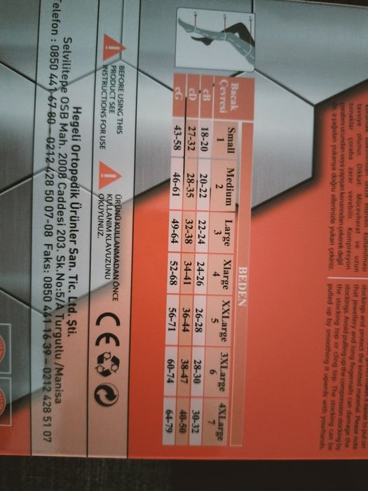 TRANPORT GRATUIT!Ciorapi coapsă compresivi varice damă 18/22,M.5.