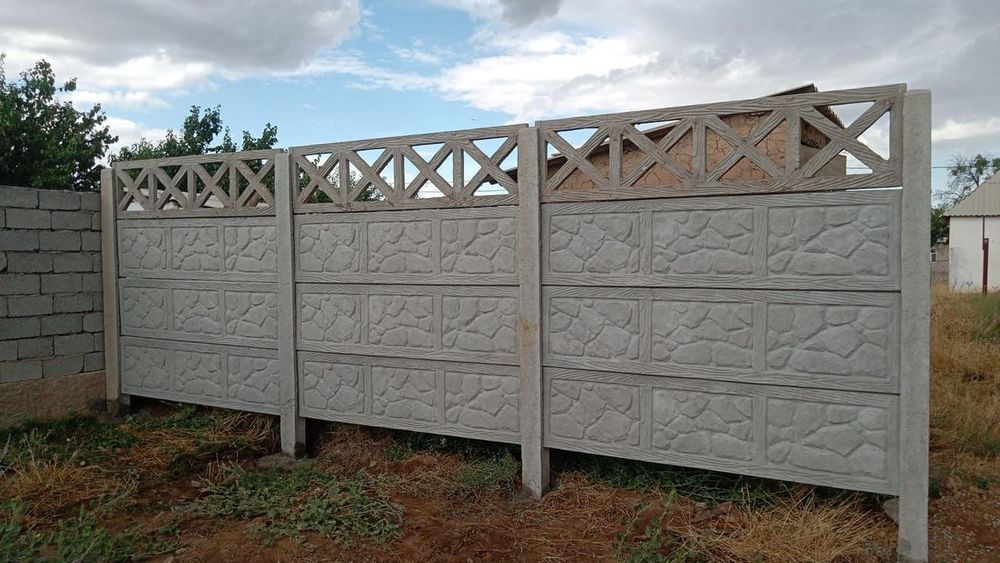 Евро заборы. Бетонные заборы