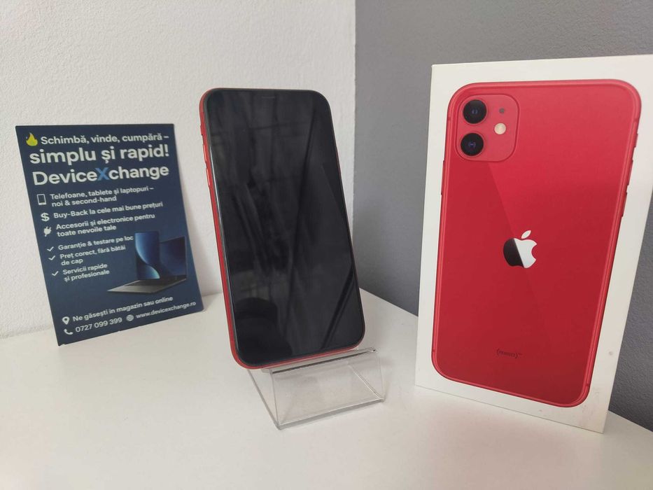 iPhone 11 RED  100% 64 GB SH * Garantie *Buy Back * deviceXchange