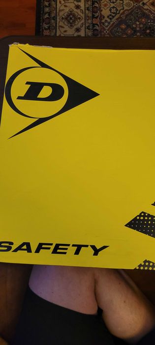 Cizme piele groasa de iarna, barbatesti , marca Dunlop